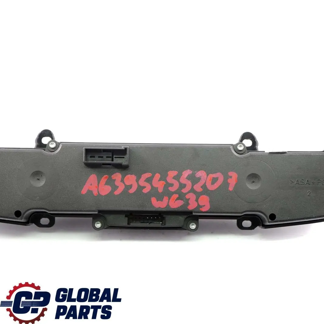  Mercedes-Benz Vito W639 Center Hazard Wiper ASR Locking Control Switch Panel - SKU A6395455207 - Part number A6395455207