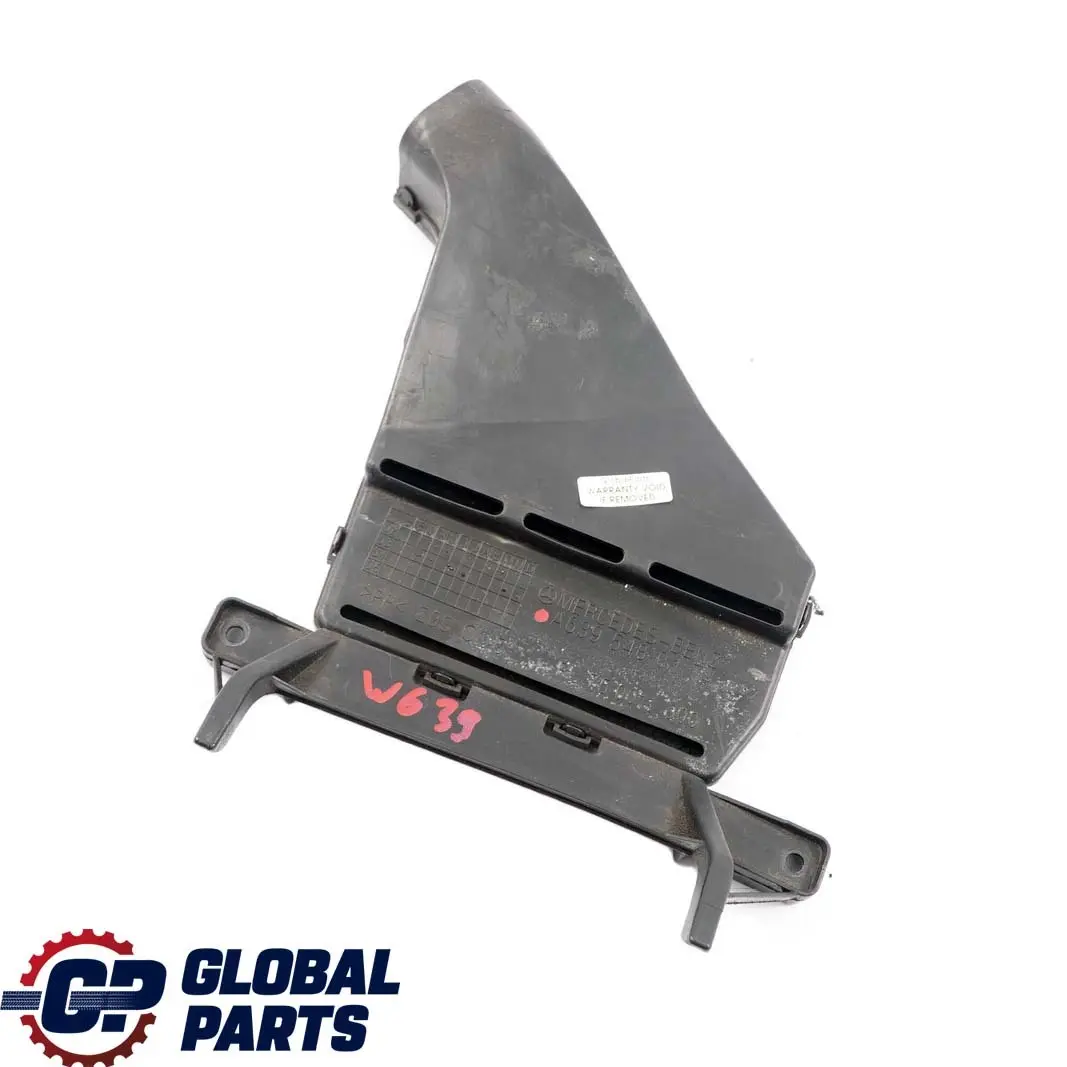  Mercedes-Benz Vito W639 Fuse Box Cooling Outlet Pipe Air Duct - SKU A6395480174 - Part number A6395480174