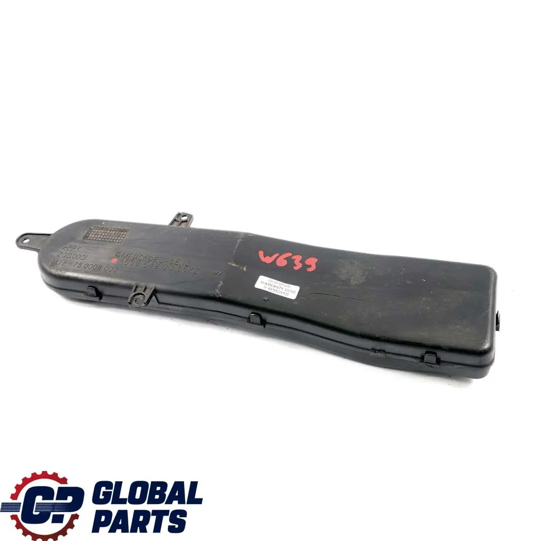  Mercedes-Benz Vito Viano W639 Air Filter Box Intake Hose Pipe - SKU A6395490065 - Part number A6395490065