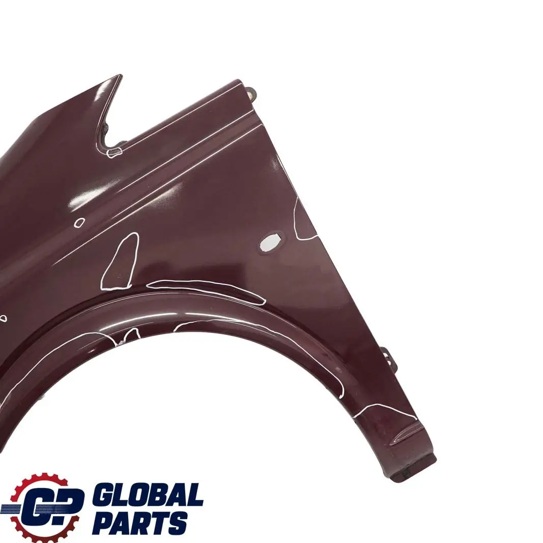  Mercedes-Benz Viano W639 Pannello Laterale Ant. SX Parafango Velluto Rosso - SKU A6396305107-VR - Numero di parte A6396305107