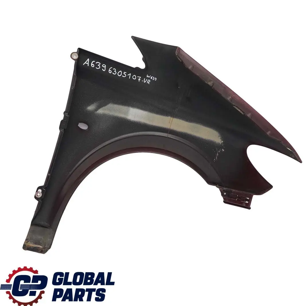  Mercedes-Benz Viano W639 Pannello Laterale Ant. SX Parafango Velluto Rosso - SKU A6396305107-VR - Numero di parte A6396305107