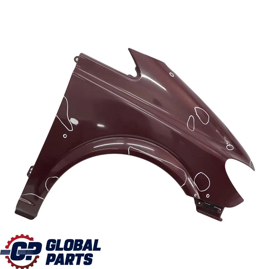 Mercedes-Benz Vito Viano W639 Front Right O/S Wing Panel Fender Velvet Red 3583 to with Part number A6396305207 Mercedes-Benz Vito Viano W639 Front Right O/S Wing Panel Fender Velvet Red 3583 - SKU A6396305207-VR - Part number A6396305207