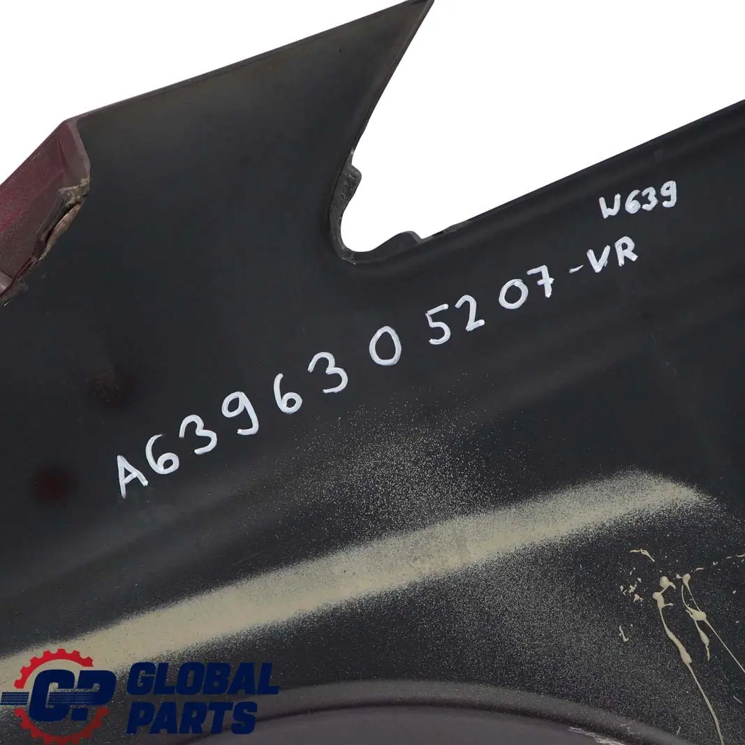 Mercedes-Benz Vito Viano W639 Front Right O/S Wing Panel Fender Velvet Red 3583 to with Part number A6396305207 Mercedes-Benz Vito Viano W639 Front Right O/S Wing Panel Fender Velvet Red 3583 - SKU A6396305207-VR - Part number A6396305207