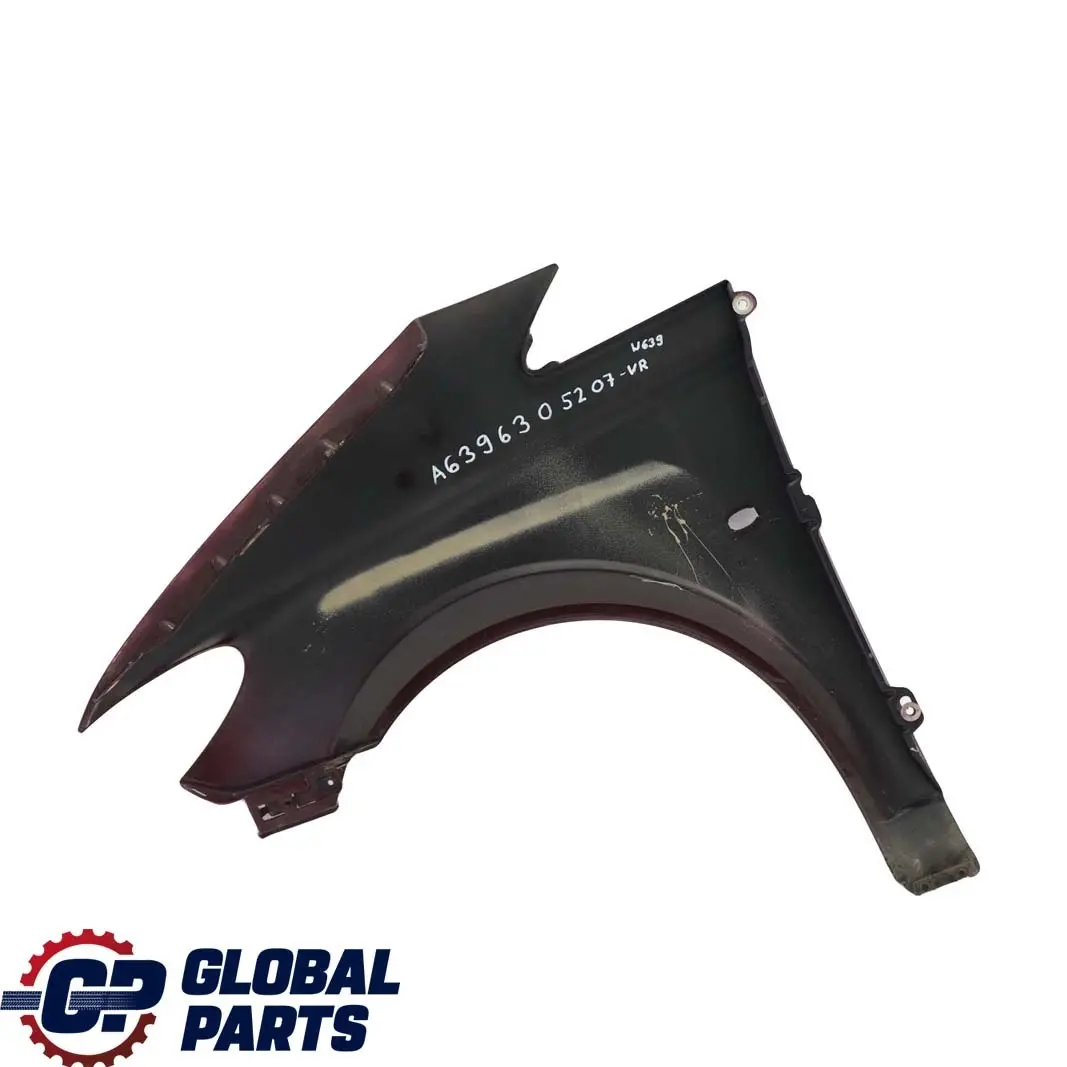 MERCEDES VITO W639 Błotnik prawy Velvet Red - SKU A6396305207-VR - Numer Części A6396305207