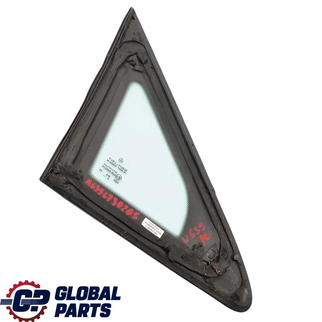 Front Left N/S Window Glass Pane AS2 to Mercedes Vito W639 with Part number A6396730205 Mercedes Vito W639 Front Left N/S Window Glass Pane AS2 - SKU A6396730205 - Part number A6396730205