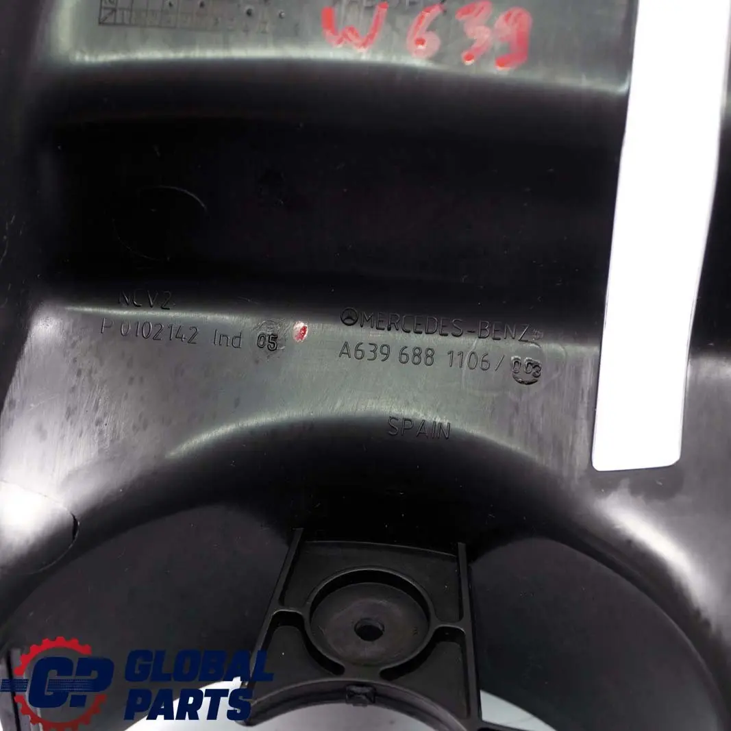  Mercedes-Benz Vito W639 Steering Wheel Column Trim Cover Surround - SKU A6396881106 - Part number A6396881106