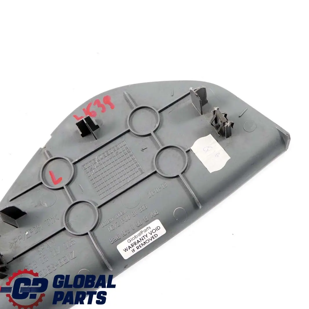 Pannello Rivestimento Cruscoto Anteriore Sinistro per Mercedes Vito W639 con numero di parte A6396890508 Mercedes Vito W639 Pannello Rivestimento Cruscoto Anteriore Sinistro - SKU A6396890508 - Numero di parte A6396890508