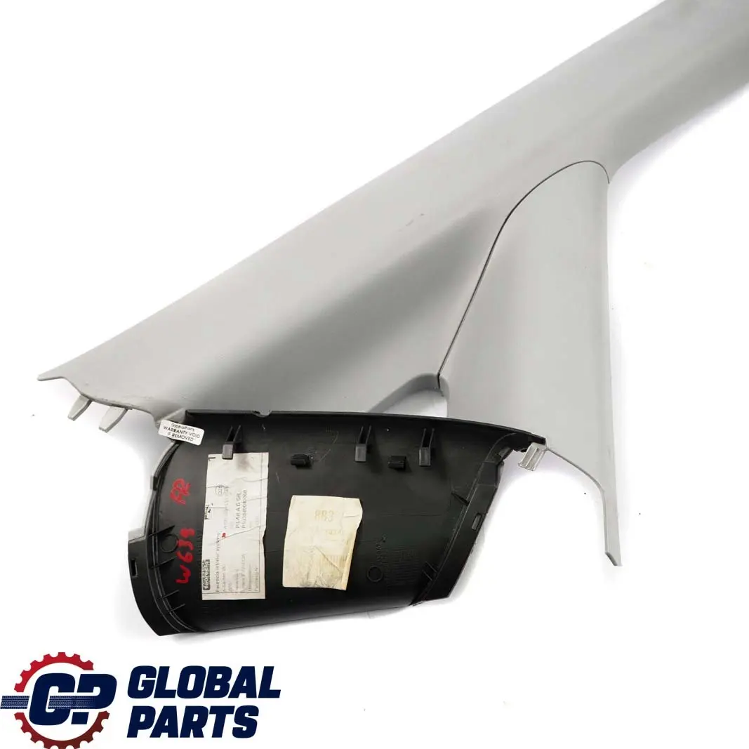  Mercedes-Benz Vito W639 Derecha Superior A-Pilar Cubierta Gris - SKU A6396904053 - Número de pieza A6396904053