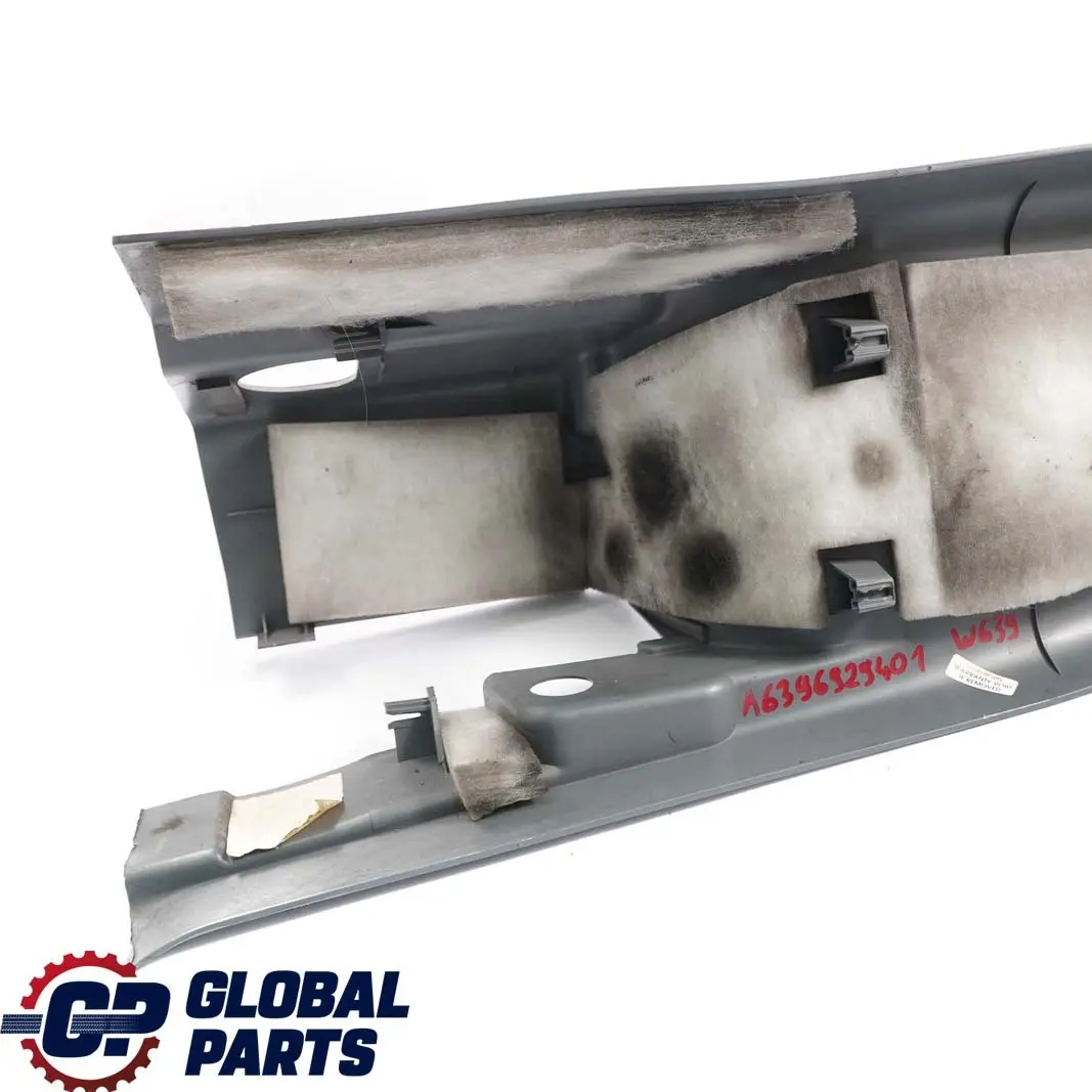 Couvercle de la garniture inférieure gauche du pilier B Gris pour Mercedes Vito W639 à propos du numéro de pièce A6396929401 Mercedes Vito W639 Couvercle de la garniture inférieure gauche du pilier B Gris - SKU A6396929401 - Numéro de pièce A6396929401