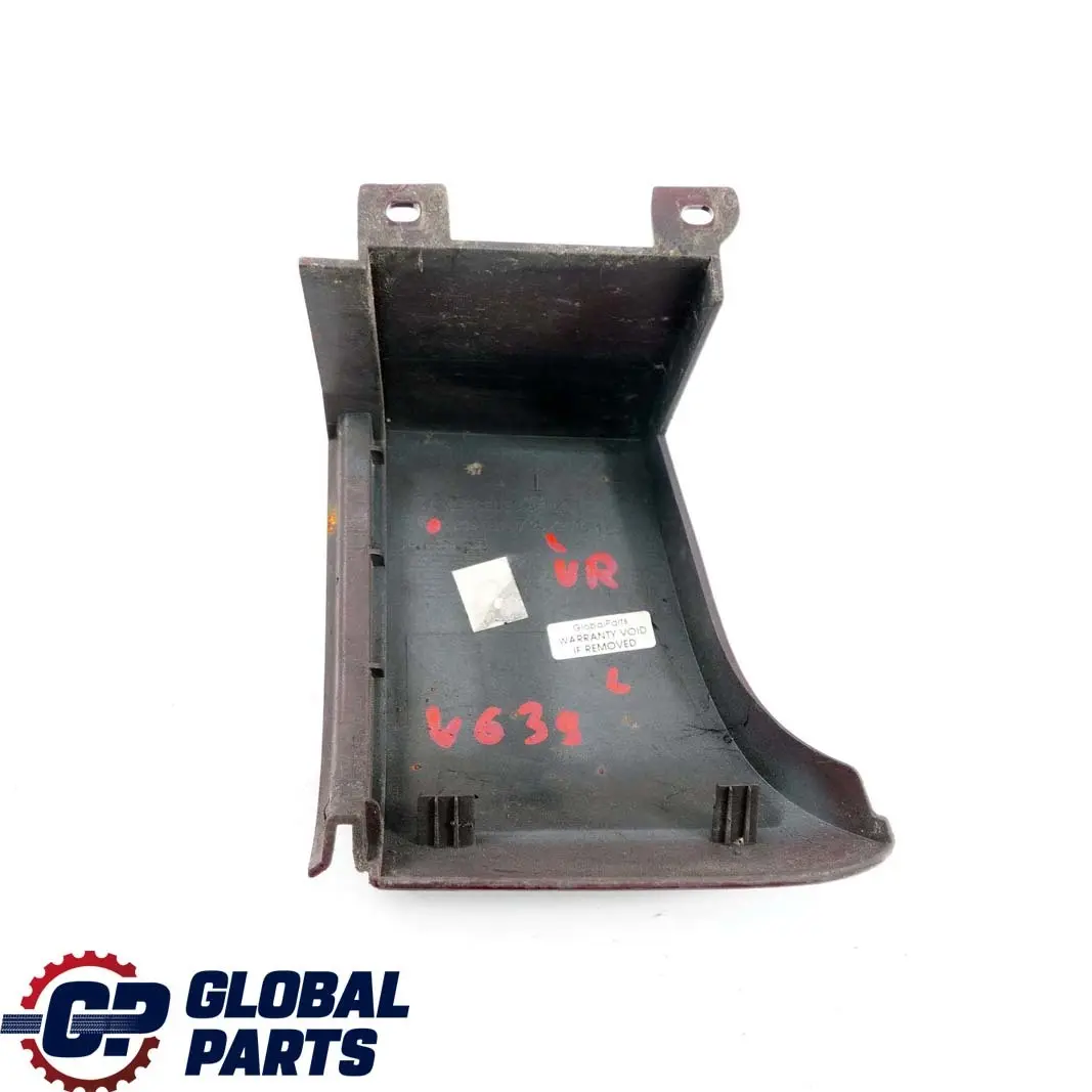  Mercedes-Benz Vito W639 Rear Bumper Left N/S Corner Edge Trim Velvet Red 3583 - SKU A6396940725-VR - Part number A6396940725
