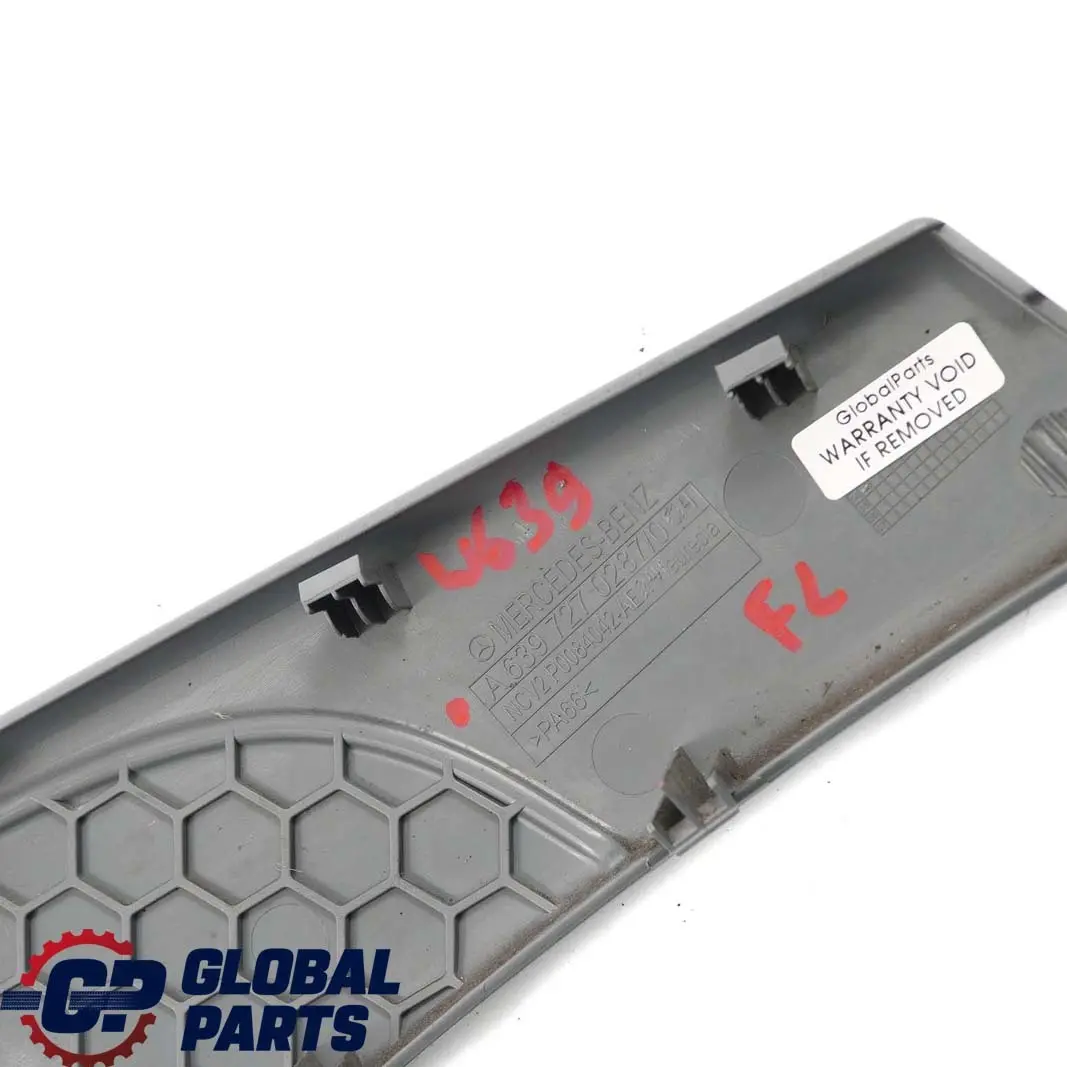 Mercedes Vito W639 Front Left N/S Door Card Loudspeaker Grille - SKU A6397270287 - Part number A6397270287