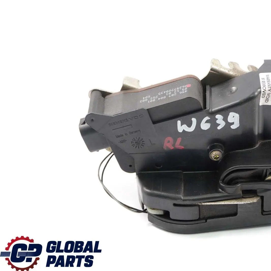  Mercedes-Benz Vito W639 Rear Left N/S Door Lock Mechanism Actuator - SKU A6397300435 - Part number A6397300435