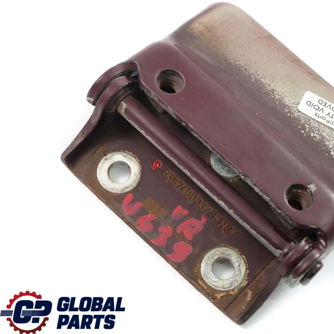Mercedes-Benz Vito W639 Boot Trunk Lid Tailgate Hinge Velvet Red to with Part number A6397400037 Mercedes-Benz Vito W639 Boot Trunk Lid Tailgate Hinge Velvet Red - SKU A6397400037-VR - Part number A6397400037