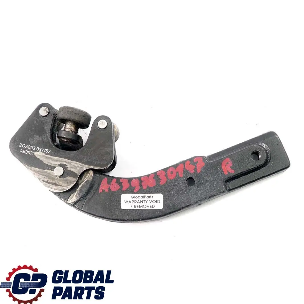 Mercedes Vito W639 Right O/S Sliding Door Bottom Roller Hinge - SKU A6397630147 - Part number A6397630147