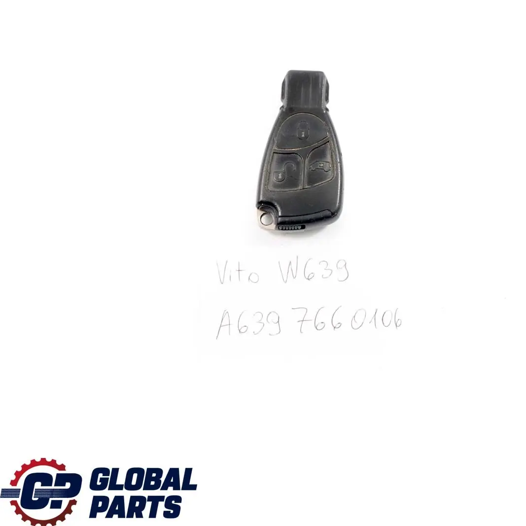 Mercedes Vito Viano W639 Radio Alarma Remoto Llavero - SKU A6397660106 - Número de pieza A6397660106