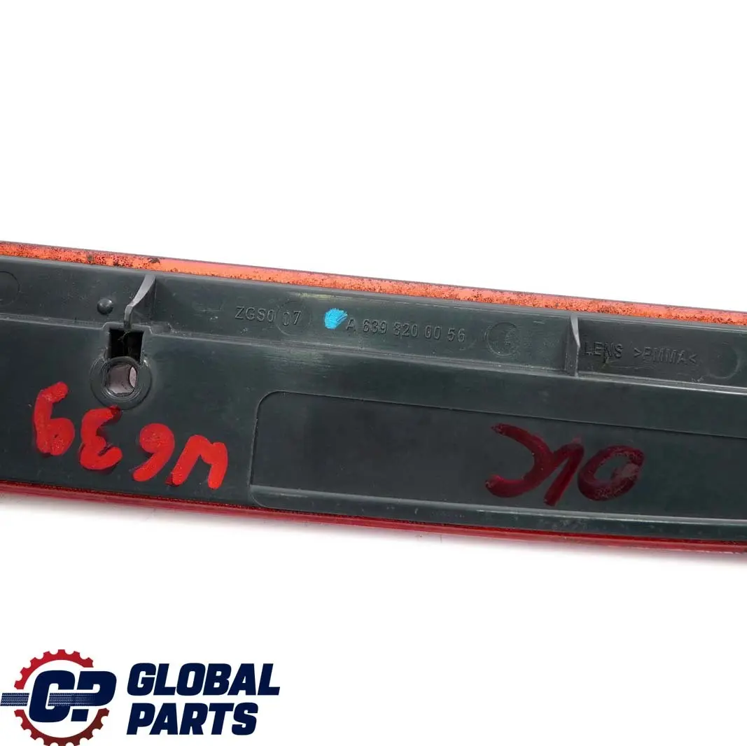 Additional Stoplamp Third Brake Lamp to Mercedes Vito Viano W639 Rear with Part number A6398200056 Mercedes Vito Viano W639 Rear Additional Stoplamp Third Brake Lamp - SKU A6398200056 - Part number A6398200056