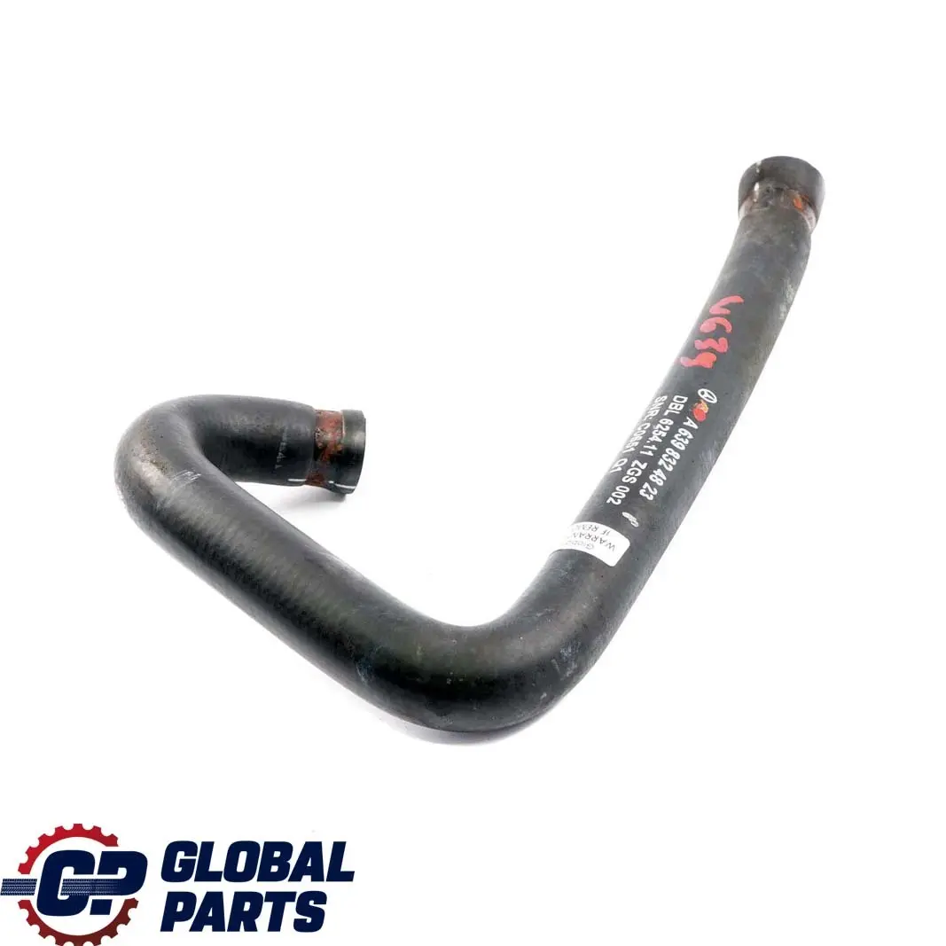  Mercedes-Benz W639 Radiatore ad Acqua Radiatore Tubo Flessibile - SKU A6398324823 - Numero di parte A6398324823