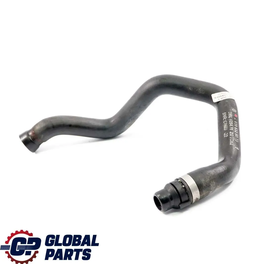 Mercedes Vito W639 Heat Exchanger Water Coolant Hose Pipe - SKU A6398325023 - Part number A6398325023