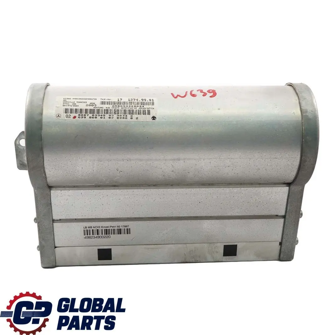 Poduszka Powietrzna Airbag Pasażera do Mercedes Vito Viano W639 o numerze A6398600102 Mercedes Vito Viano W639 Poduszka Powietrzna Airbag Pasażera - SKU A6398600102 - Numer Części A6398600102