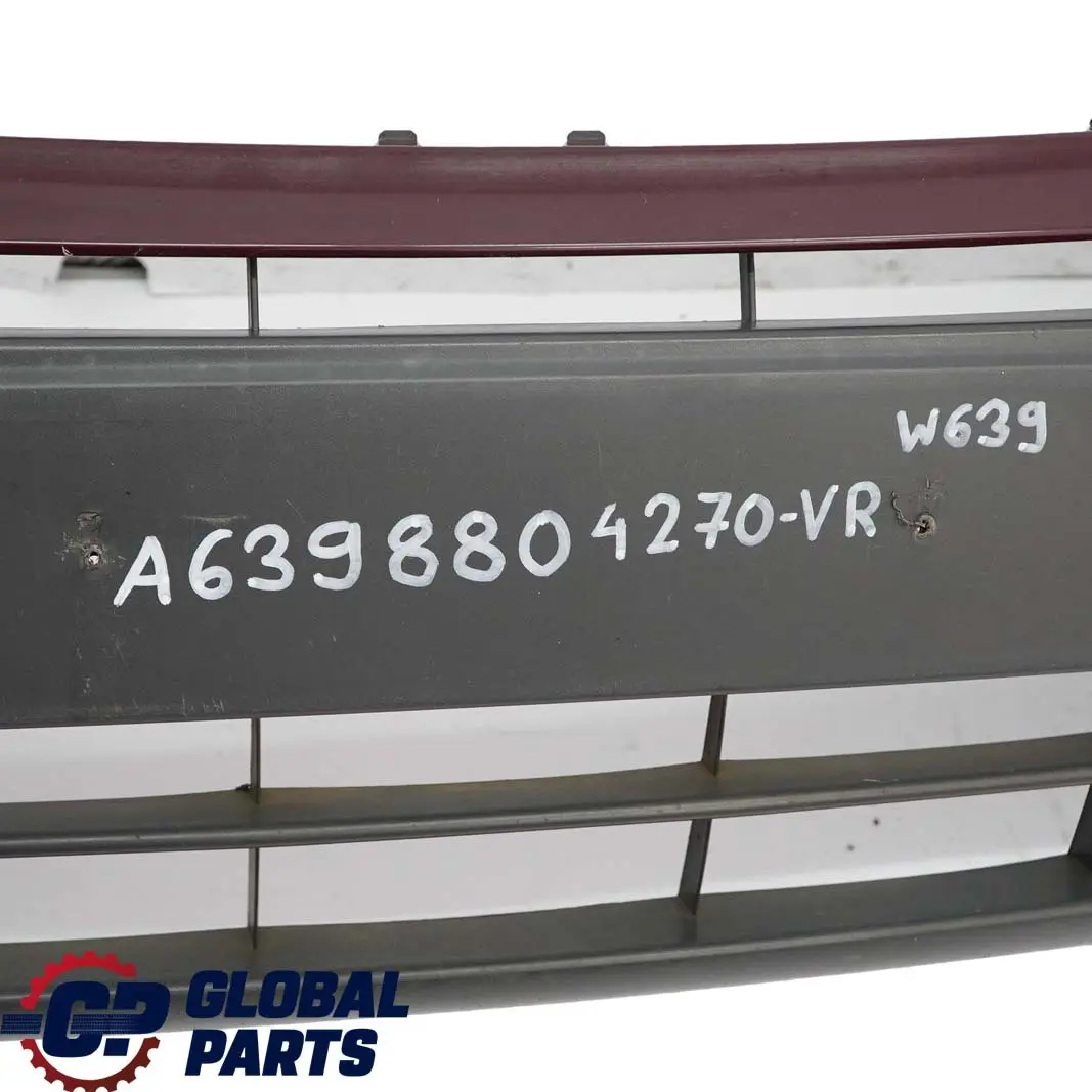  Mercedes-Benz Vito W639 Front Bumper Trim Panel Velvet Red - 3583 - SKU A6398804270-VR - Part number A6398804270