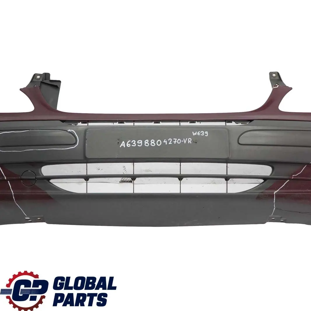 Mercedes-Benz Vito W639 Front Bumper Trim Panel Velvet Red - 3583 to with Part number A6398804270 Mercedes-Benz Vito W639 Front Bumper Trim Panel Velvet Red - 3583 - SKU A6398804270-VR - Part number A6398804270