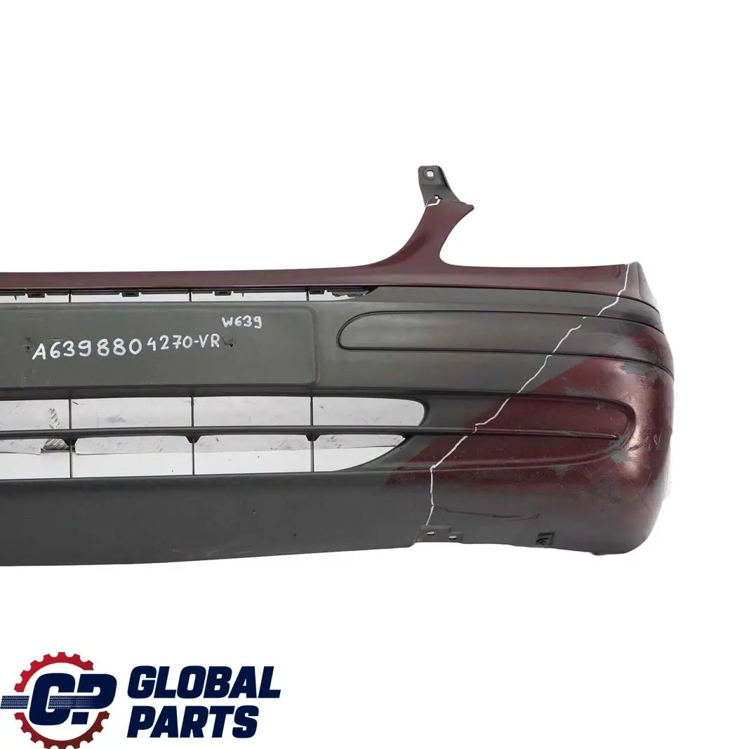Mercedes-Benz Vito W639 Front Bumper Trim Panel Velvet Red - 3583 to with Part number A6398804270 Mercedes-Benz Vito W639 Front Bumper Trim Panel Velvet Red - 3583 - SKU A6398804270-VR - Part number A6398804270