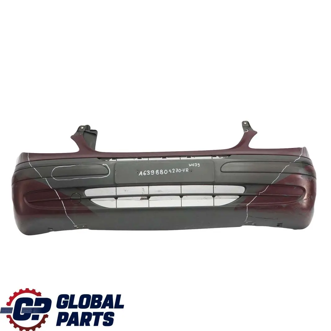 Mercedes-Benz Vito W639 Front Bumper Trim Panel Velvet Red - 3583 to with Part number A6398804270 Mercedes-Benz Vito W639 Front Bumper Trim Panel Velvet Red - 3583 - SKU A6398804270-VR - Part number A6398804270
