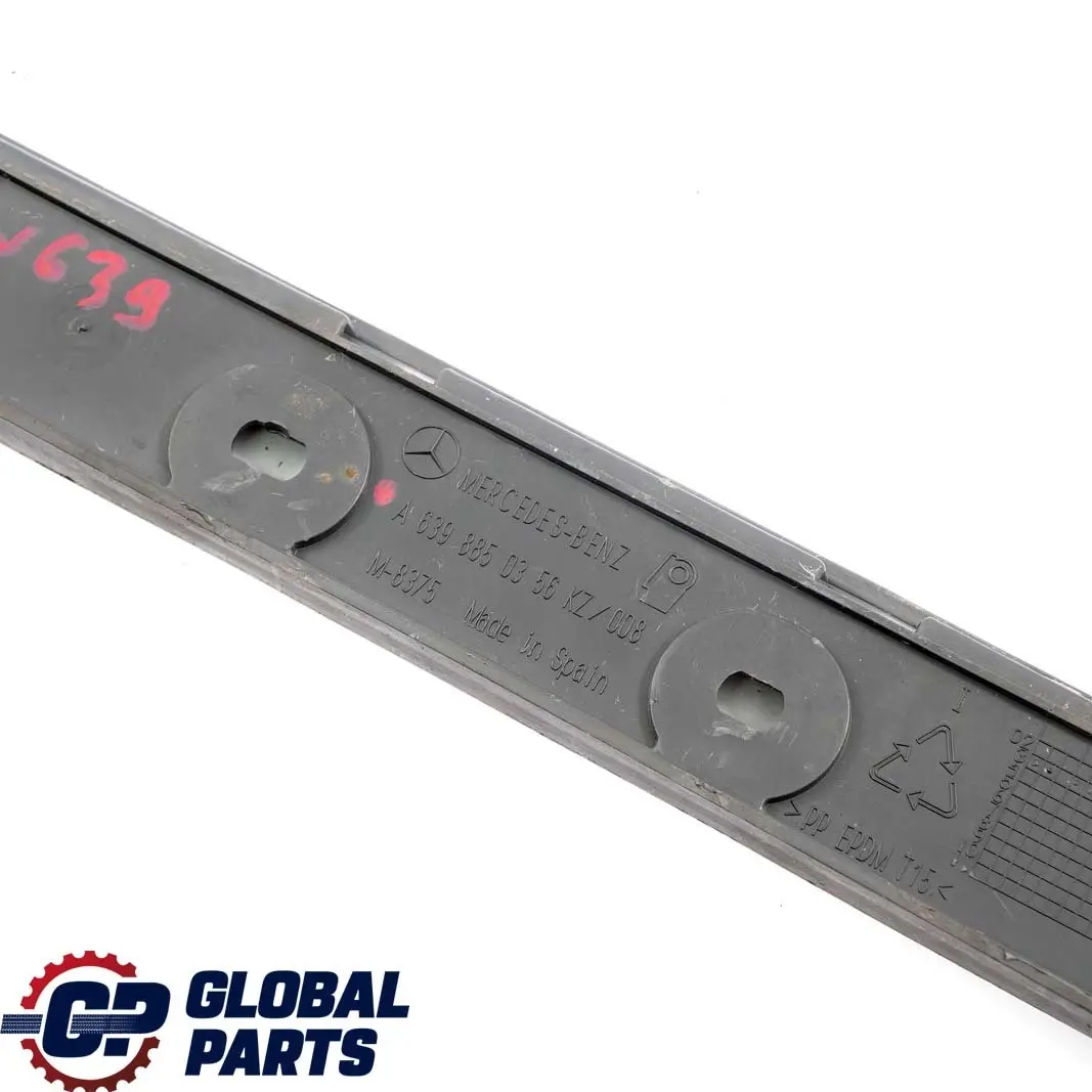 Mercedes Vito W639 Parachoques trasero izquierdo Soporte De montaje - SKU A6398850356 - Número de pieza A6398850356