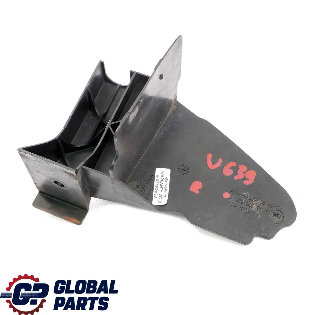  Mercedes-Benz Vito Viano W639 Choc-Receveur Avant Support - SKU A6398850514 - Numéro de pièce A6398850514