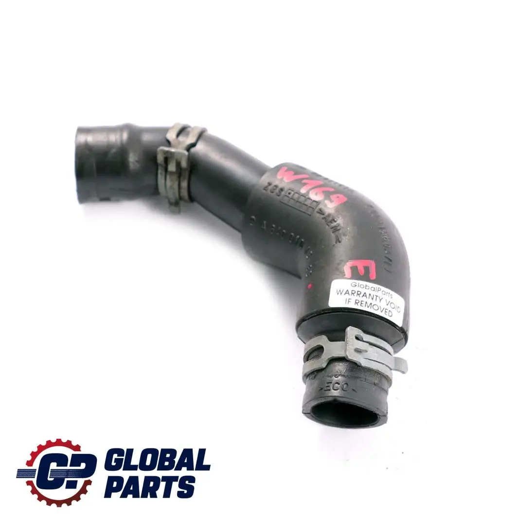 Mercedes-Benz A B W168 W169 Engine Water Coolant Breather Pipe Hose  - SKU A6400101282 - Part number A6400101282