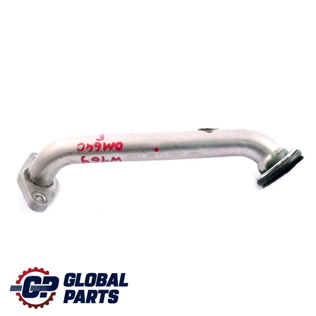 Mercedes-Benz A B W169 W245 OM640 EGR Cooler Valve Line Pipe Hose to with Part number A6401410204 Mercedes-Benz A B W169 W245 OM640 EGR Cooler Valve Line Pipe Hose - SKU A6401410204 - Part number A6401410204