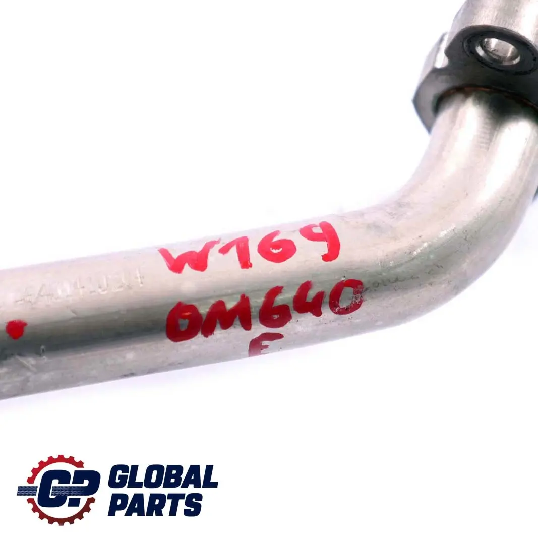 Mercedes-Benz A B W169 W245 OM640 EGR Cooler Valve Line Pipe Hose to with Part number A6401410204 Mercedes-Benz A B W169 W245 OM640 EGR Cooler Valve Line Pipe Hose - SKU A6401410204 - Part number A6401410204