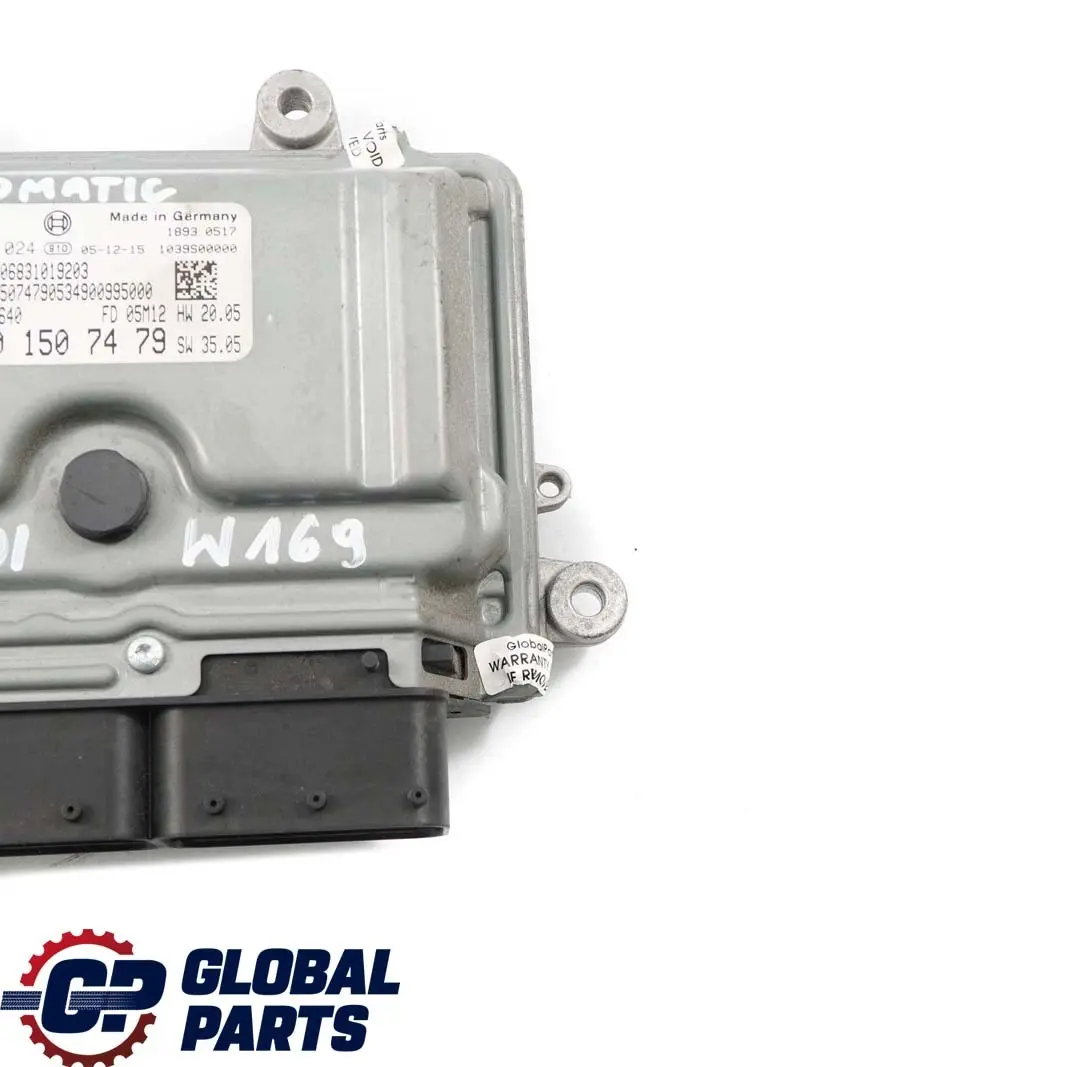 Mercedes-Benz W169 W245 A B 200 CDI Engine Control Unit Module ECU  - SKU A6401507479 - Part number A6401507479