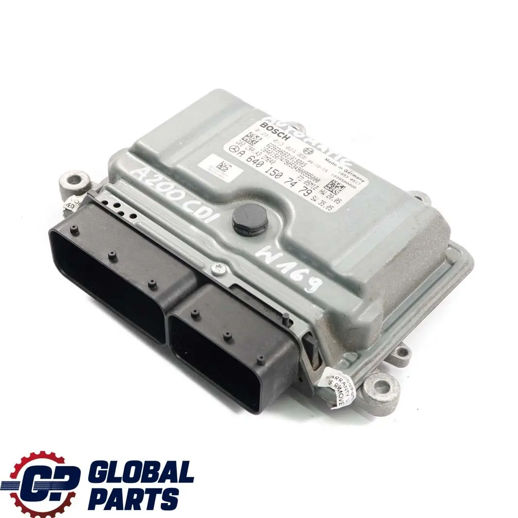 Mercedes-Benz W169 W245 A B 200 CDI Engine Control Unit Module ECU  - SKU A6401507479 - Part number A6401507479