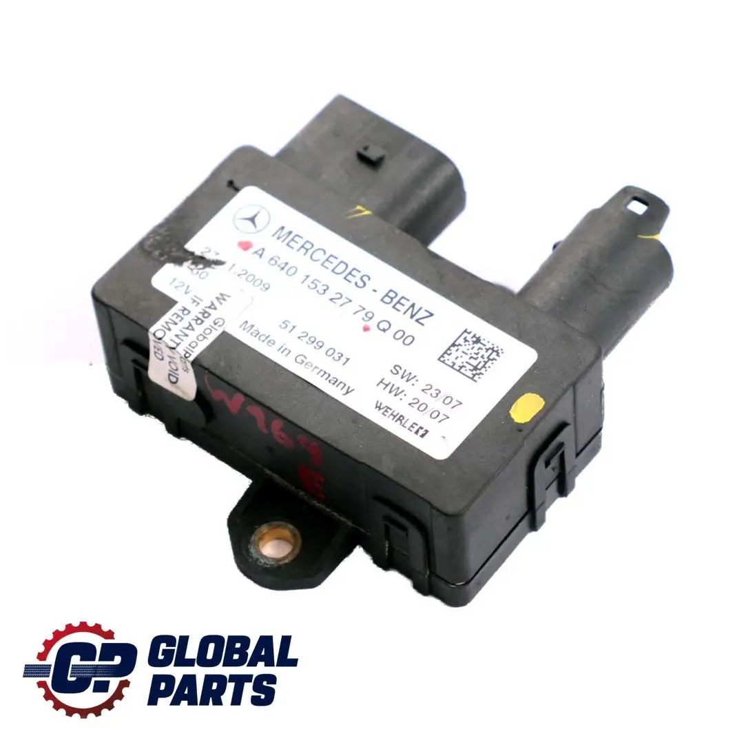 Mercedes-Benz A B W169 W245 OM640 CDI Glow Plug Relay Unit Module to with Part number A6401532779 Mercedes-Benz A B W169 W245 OM640 CDI Glow Plug Relay Unit Module - SKU A6401532779 - Part number A6401532779