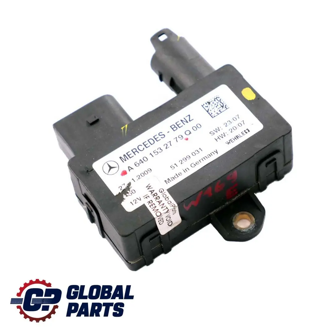 Mercedes W169 W245 OM640 CDI Module unité relais bougies préchauffage - SKU A6401532779 - Numéro de pièce A6401532779