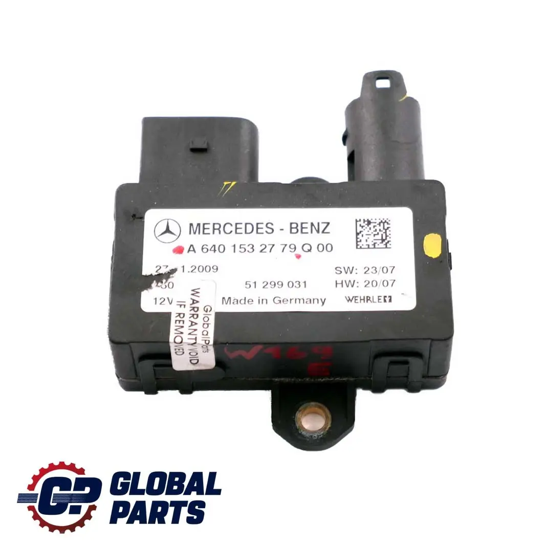 Mercedes W169 W245 OM640 CDI Module unité relais bougies préchauffage - SKU A6401532779 - Numéro de pièce A6401532779