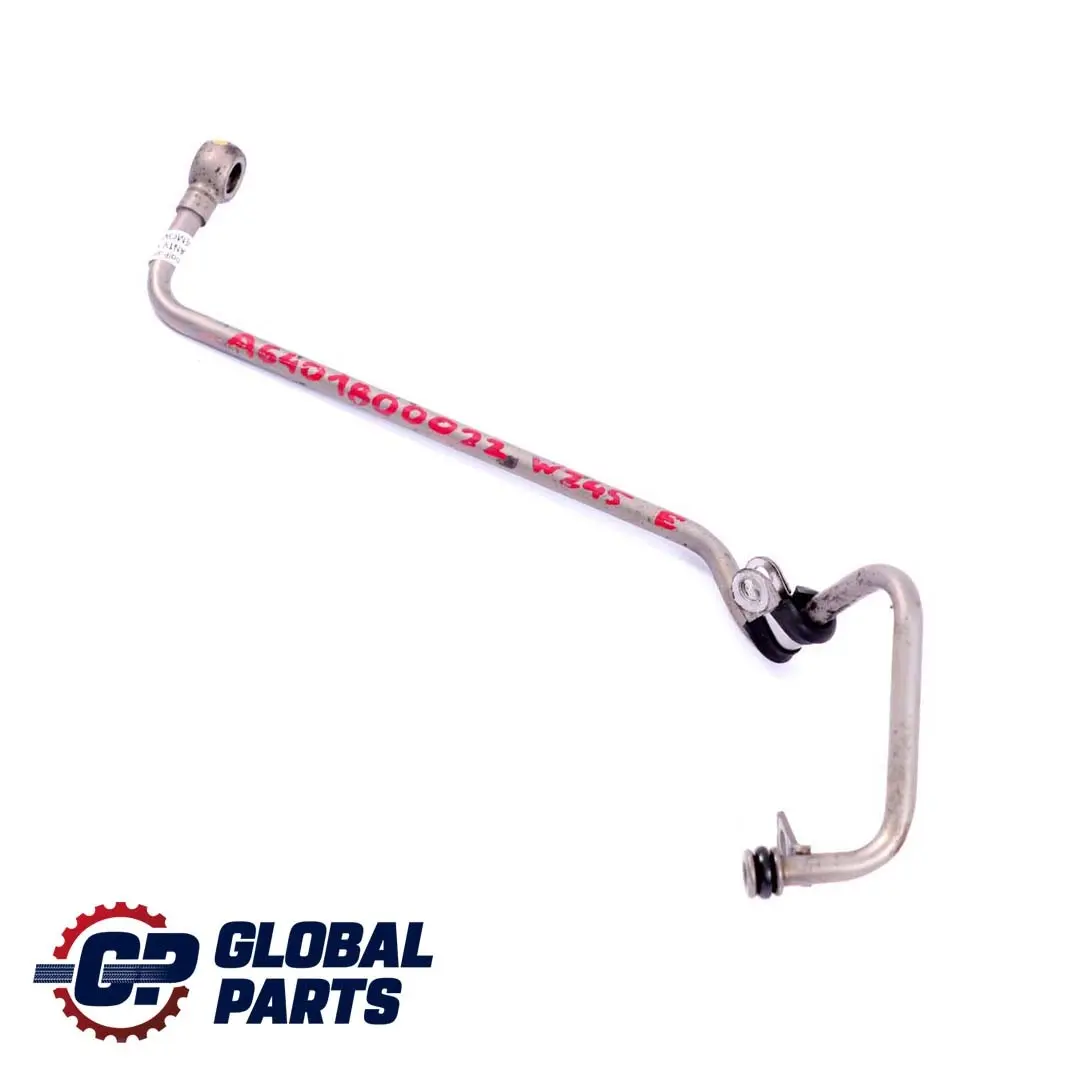 Mercedes-Benz B-Class W245 Oil Return Line Pipe Turbocharger to with Part number A6401800022 Mercedes-Benz B-Class W245 Oil Return Line Pipe Turbocharger - SKU A6401800022 - Part number A6401800022