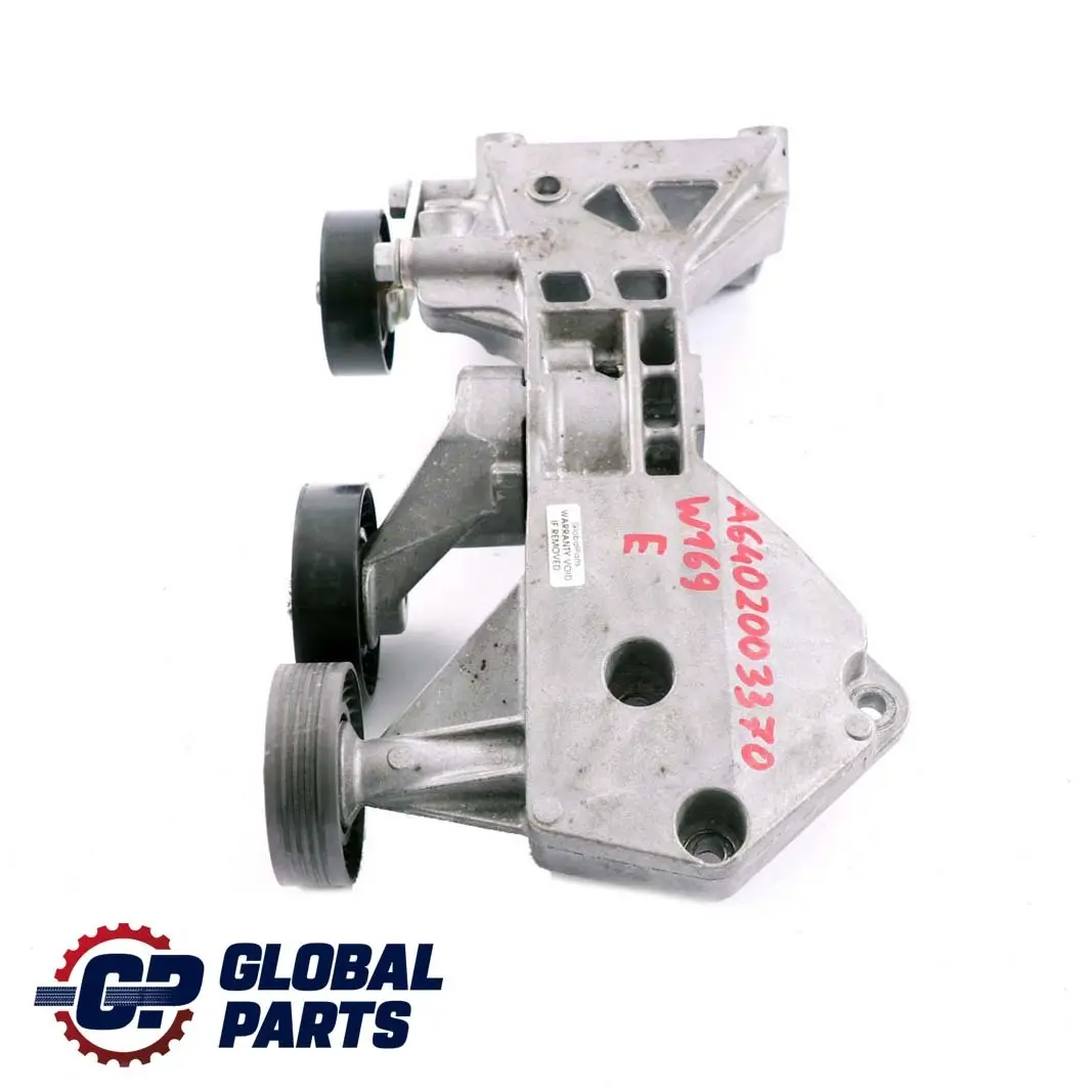 Mercedes W169 CDI OM 640 Cinghia dell'alternatore Tenditore Supporto Puleggia - SKU A6402003370 - Numero di parte A6402003370