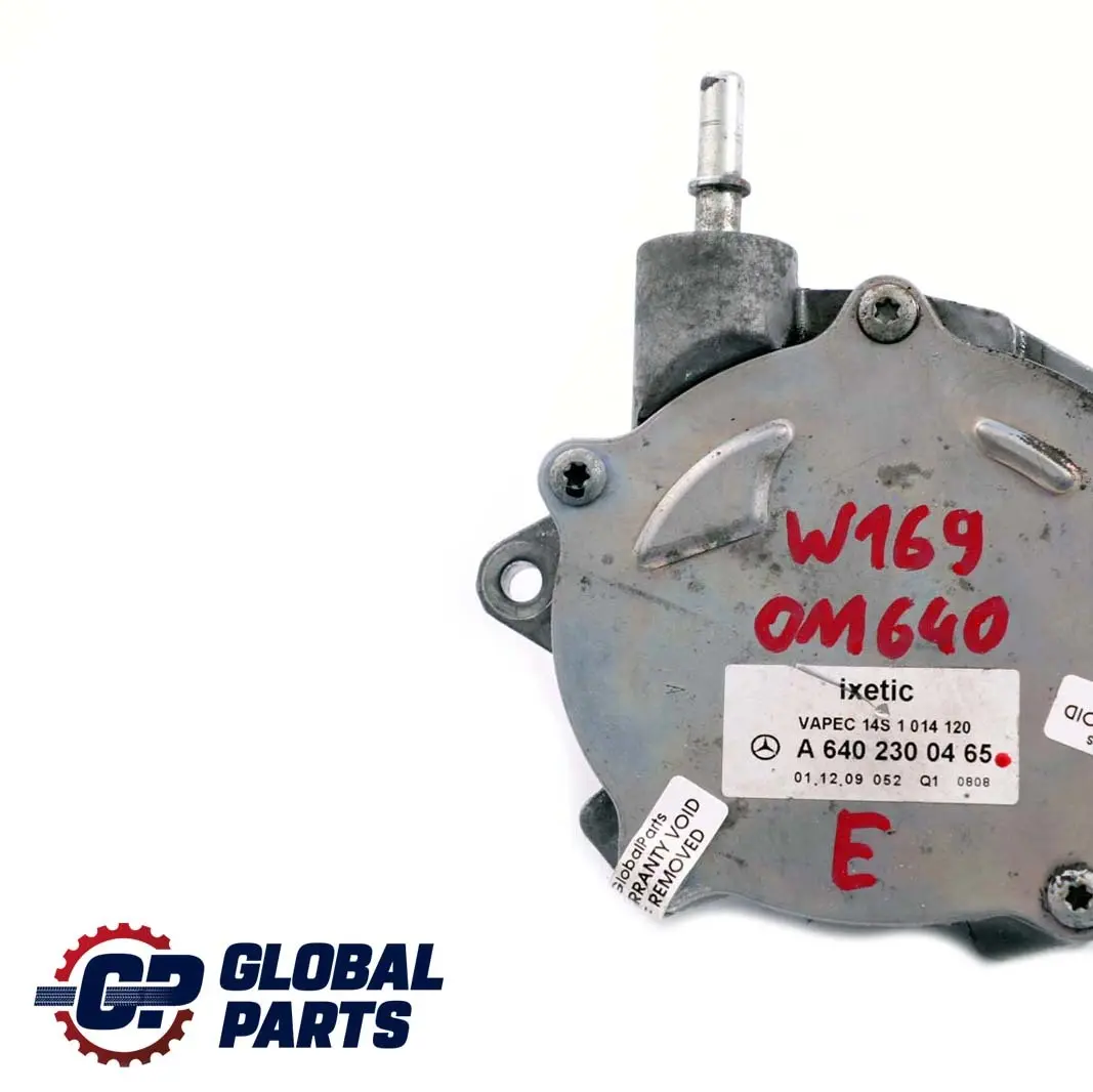  Mercedes-Benz Classe A B W169 W245 OM640 Pompa del vuoto diesel - SKU A6402300465 - Numero di parte A6402300465