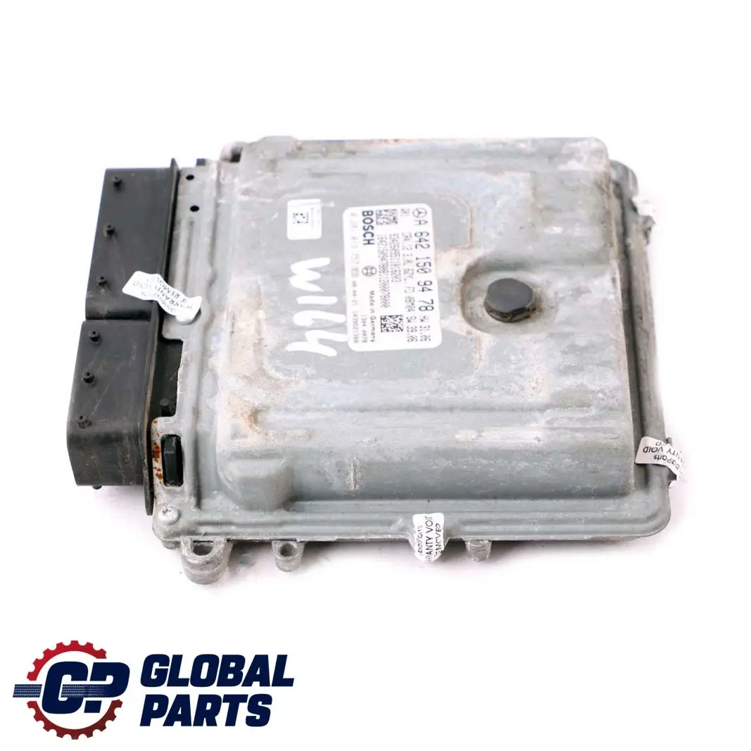 OM642 ECU Module Commande Moteur Diesel pour Mercedes ML W164 à propos du numéro de pièce A6421509478 Mercedes ML W164 OM642 ECU Module Commande Moteur Diesel - SKU A6421509478 - Numéro de pièce A6421509478