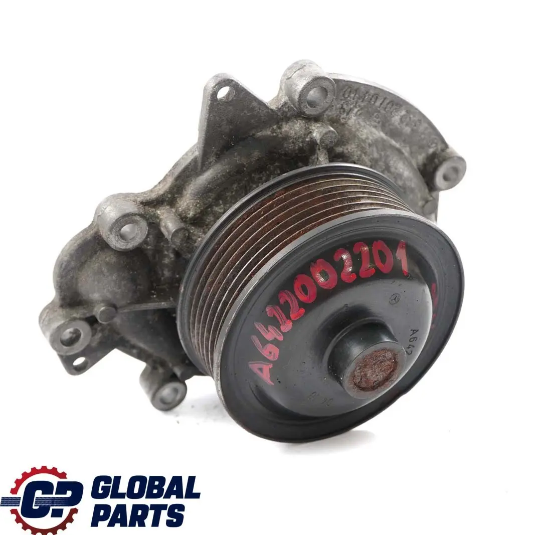 Mercedes-Benz W164 W211 W212 OM642 Diesel Engine Coolant Water Pump to with Part number A6422002201 Mercedes-Benz W164 W211 W212 OM642 Diesel Engine Coolant Water Pump - SKU A6422002201 - Part number A6422002201