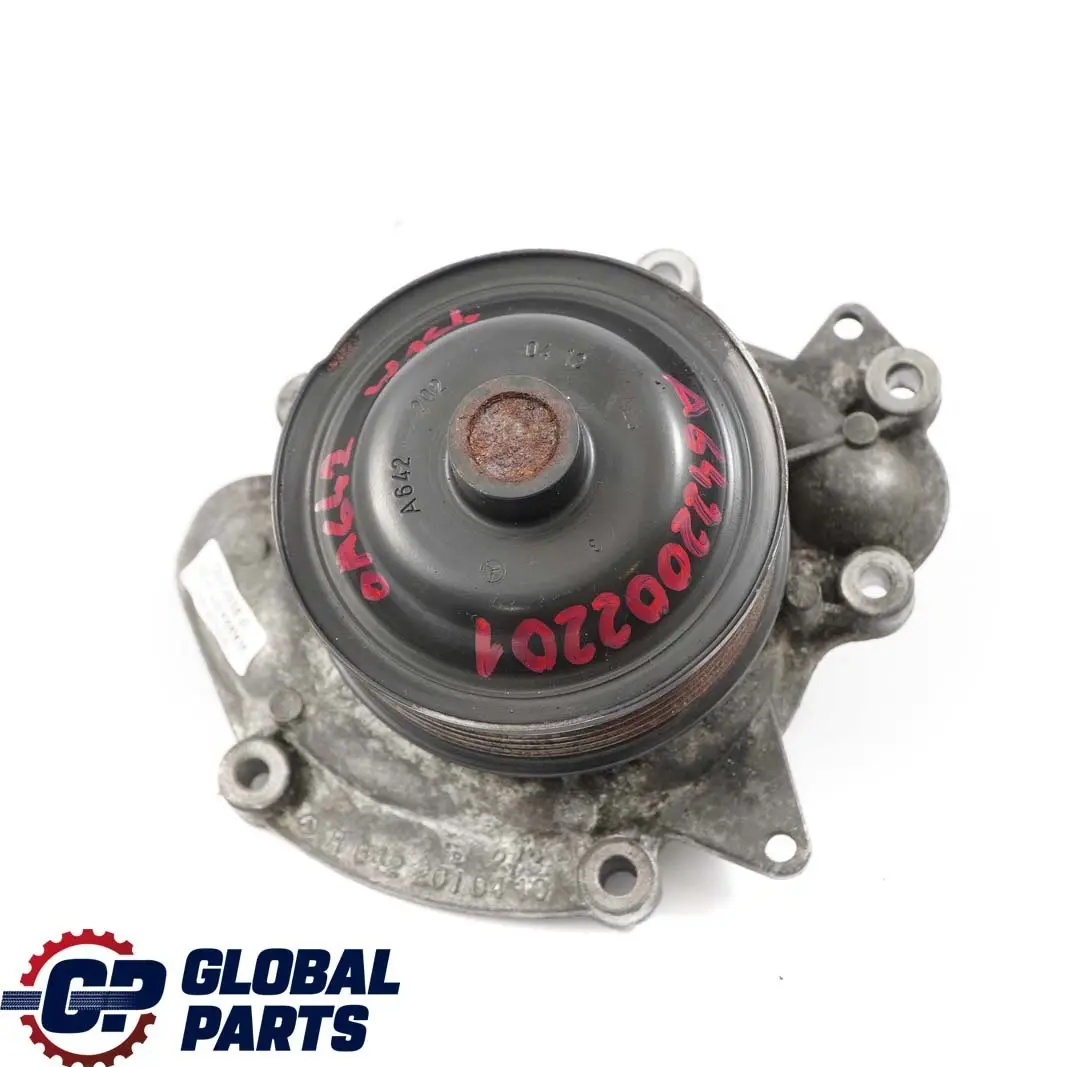 Mercedes-Benz W164 W211 W212 OM642 Diesel Engine Coolant Water Pump to with Part number A6422002201 Mercedes-Benz W164 W211 W212 OM642 Diesel Engine Coolant Water Pump - SKU A6422002201 - Part number A6422002201