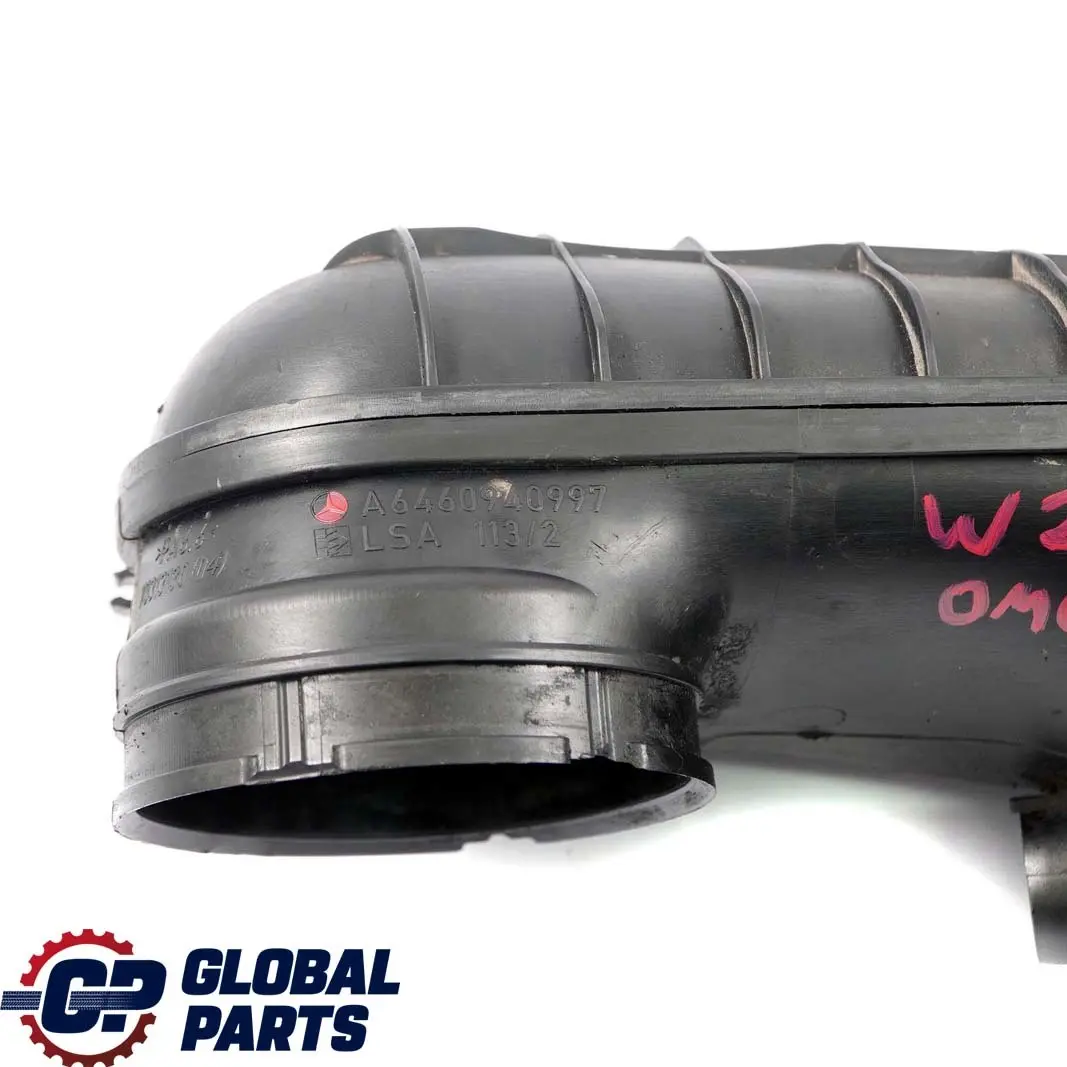 Mercedes W204 200 220 CDI OM646 Air Intake Hose Pipe - SKU A6460940997 - Part number A6460940997