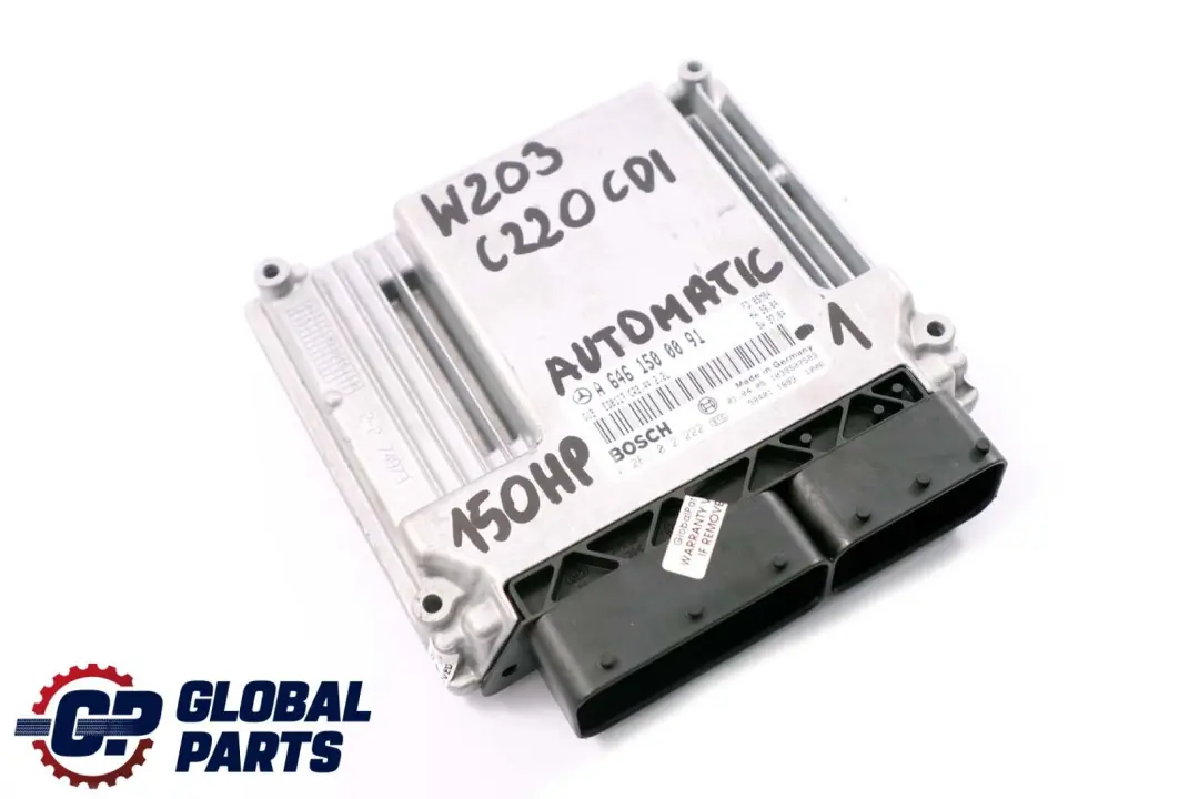 Mercedes W203 C220 CDI OM646.963 Engine Control ECU Automatic - SKU A6461500091-1 - Part number A6461500091