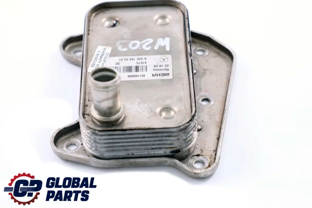 Mercedes Benz C Class W203 OM646 Diesel Oil Cooler Heat Exchanger - SKU A6461880301 - Part number A6461880301