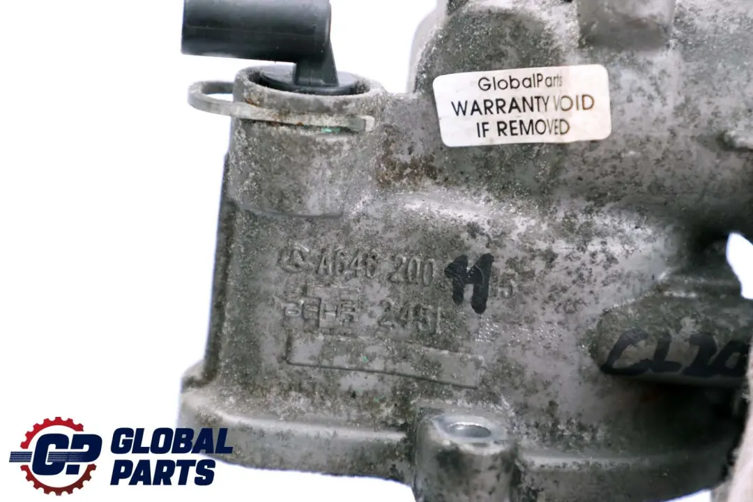 Mercedes W203 OM646 Carcasa termostato refrigeración motor diesel - SKU A6462001115 - Número de pieza A6462001115