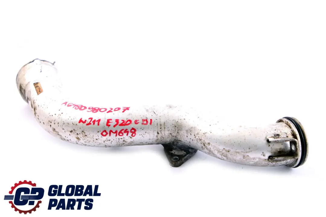 OM648 Diesel Turbo Manifold Hose Pipe to Mercedes E-Class W211 320 CDI with Part number A6480980207 Mercedes E-Class W211 320 CDI OM648 Diesel Turbo Manifold Hose Pipe - SKU A6480980207 - Part number A6480980207