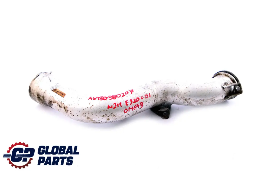 Classe E W211 320 CDI OM648 Tubo Aria Tubo di Pressione per Mercedes con numero di parte A6480980207 Mercedes Classe E W211 320 CDI OM648 Tubo Aria Tubo di Pressione - SKU A6480980207 - Numero di parte A6480980207