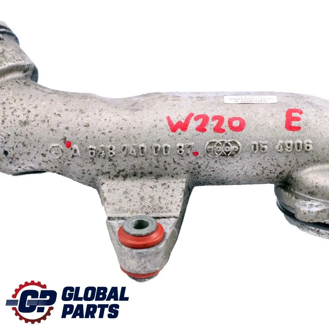 Mercedes W220 S320 CDI Diesel OM648 Turbo Intercooler Conector Tubo Flexible - SKU A6481400287-1 - Número de pieza A6481400287